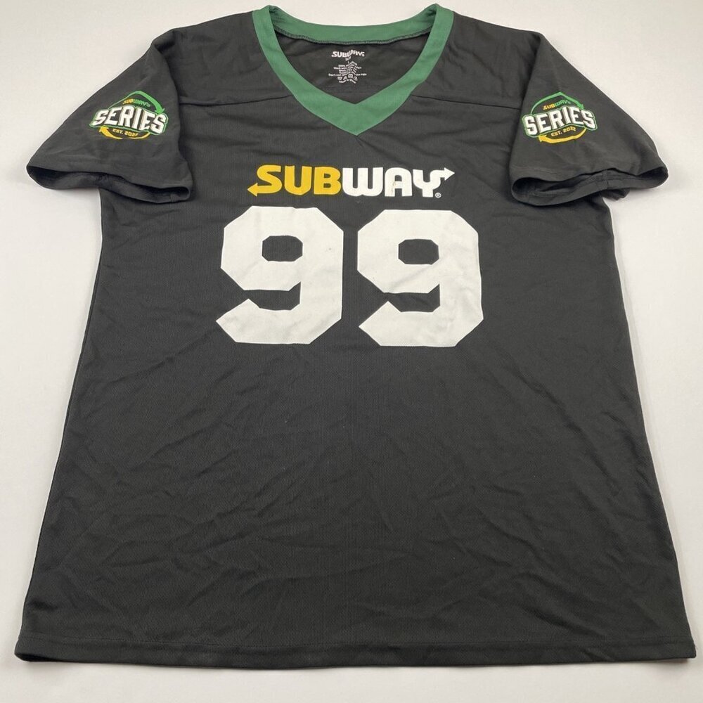 Subway Series Uniform Jersey Men’s L #99 Grand Slam Ham V-Neck Employee
